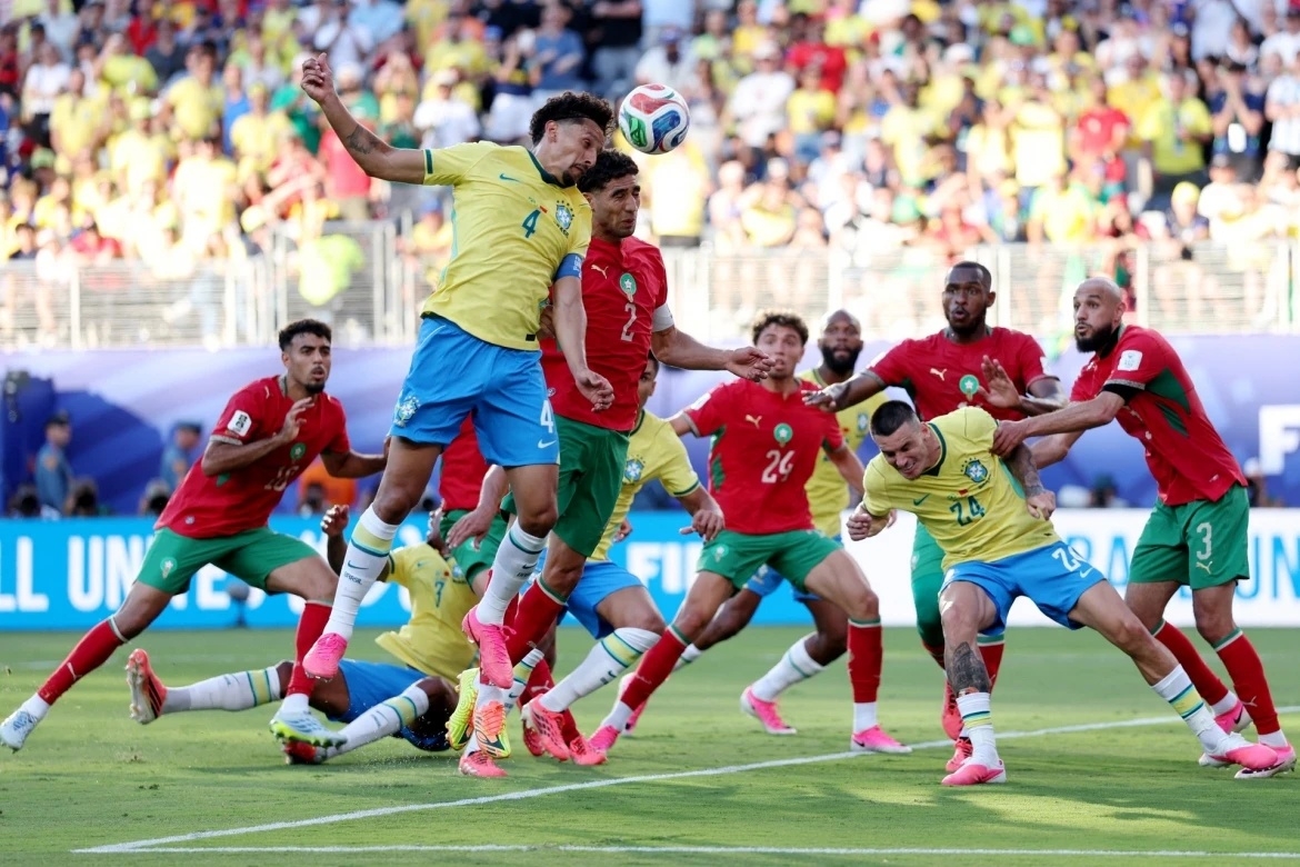 Brazil 1-1 Morocco: Vinicius Junior tỏa sáng, 78WIN cập nhật cược bóng đá nóng - hình ảnh - 78winapp.vip