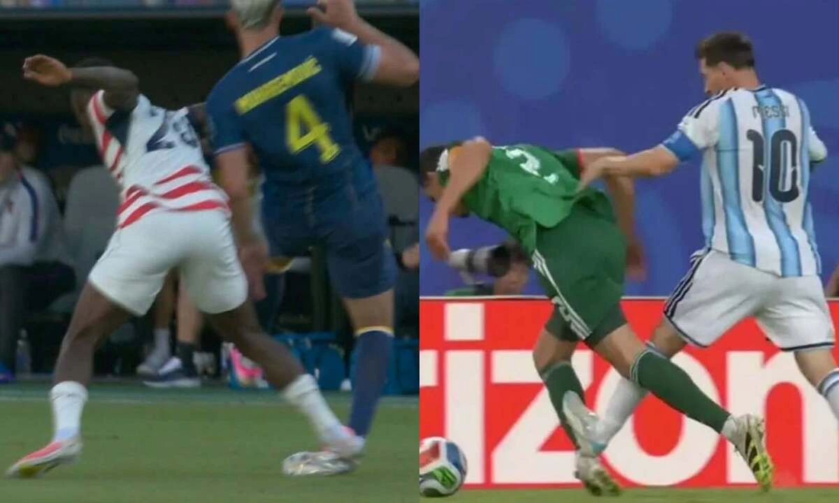 Messi bị réo tên khi tiền đạo Mỹ nhận thẻ đỏ ở World Cup - hình ảnh - 78winapp.vip